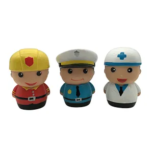 China Factory Policeman fireman doctor blind box Cartoon Figures Toys for Baby kids infant Boys