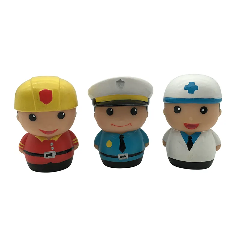 China Factory Policeman fireman doctor blind box Cartoon Figures Toys for Baby kids infant Boys