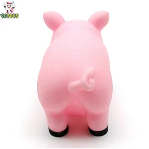 Funny Cute Farm rubber pig Animal Squirting Floating Water Toy roto Vinyl bath Toy set for children