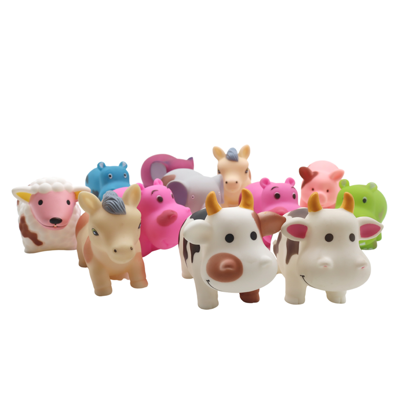 Manufacturer Plastic Rubber Duck Animal Figure Changing Color Baby Water Shower Bath Toy for Infants