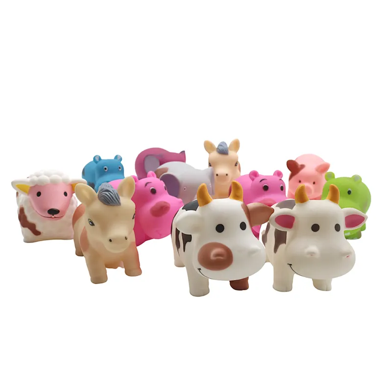 Manufacturer Plastic Rubber Duck Animal Figure Changing Color Baby Water Shower Bath Toy for Infants