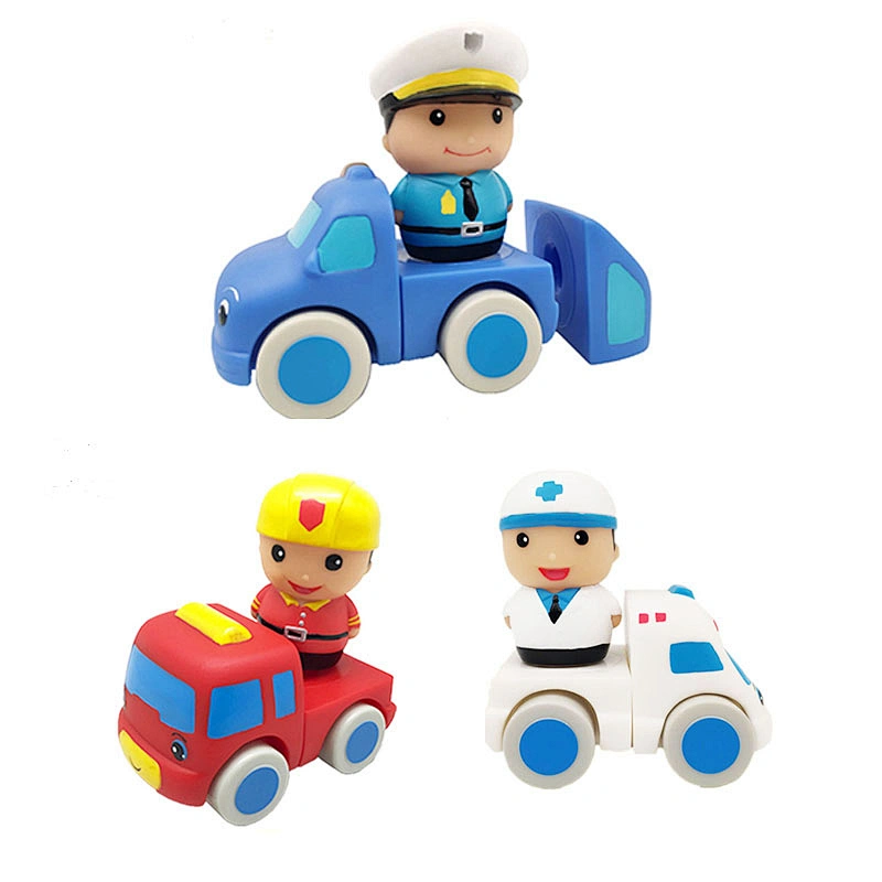 2022 Popular Eco Friendly Plastic Pvc Baby Mini Race Car Vehicle Toys Set Educational Toys for Kids