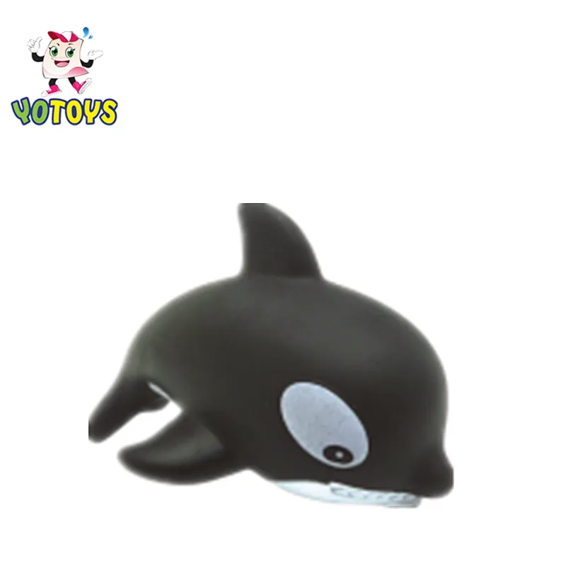 Juguetes Soft Rubber Plastic Small Shark Animal Characters Squirting Water Shower Bath Toy for Kids