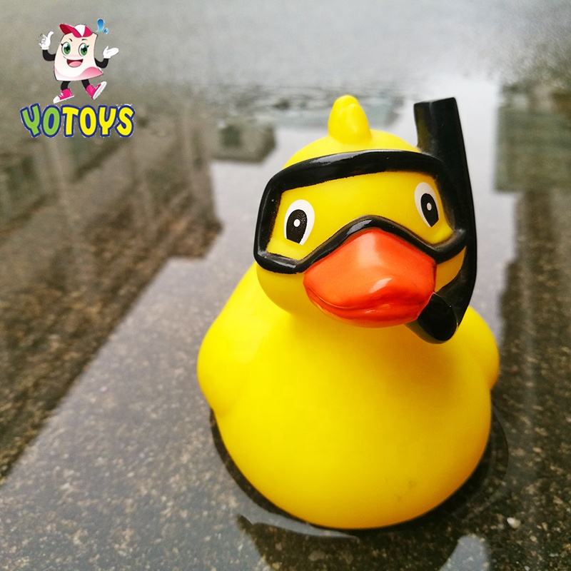 Hot sale Plastic Pvc Vinyl squeeky rubber animal figure character floating Baby Bath duck for child