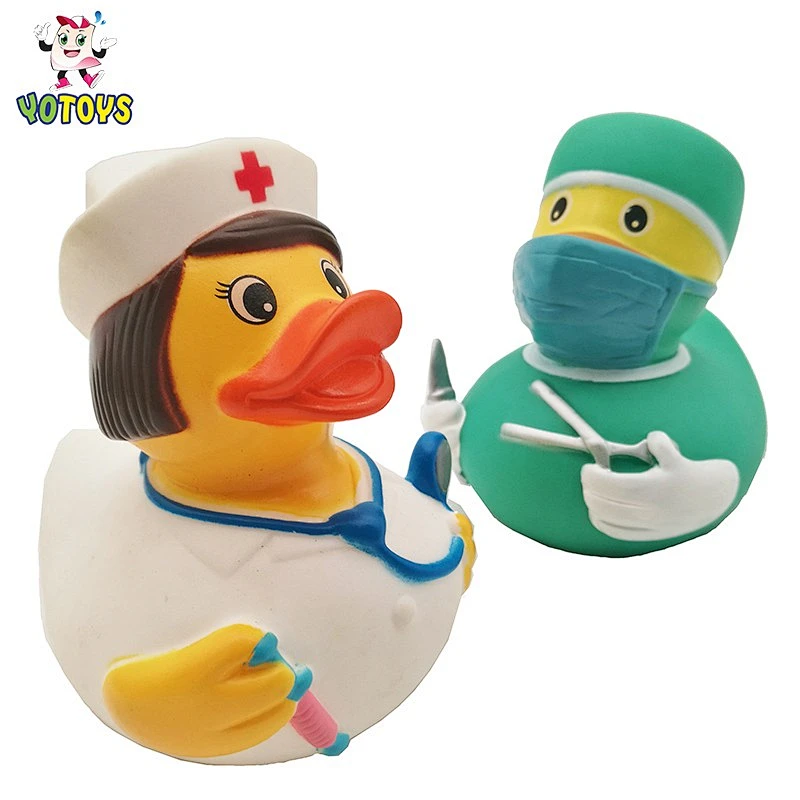 ASTM EN71 Duck Toys for Education Eco- Friendly Vinyl Plastic Bath Rubber Children Modeling Baby