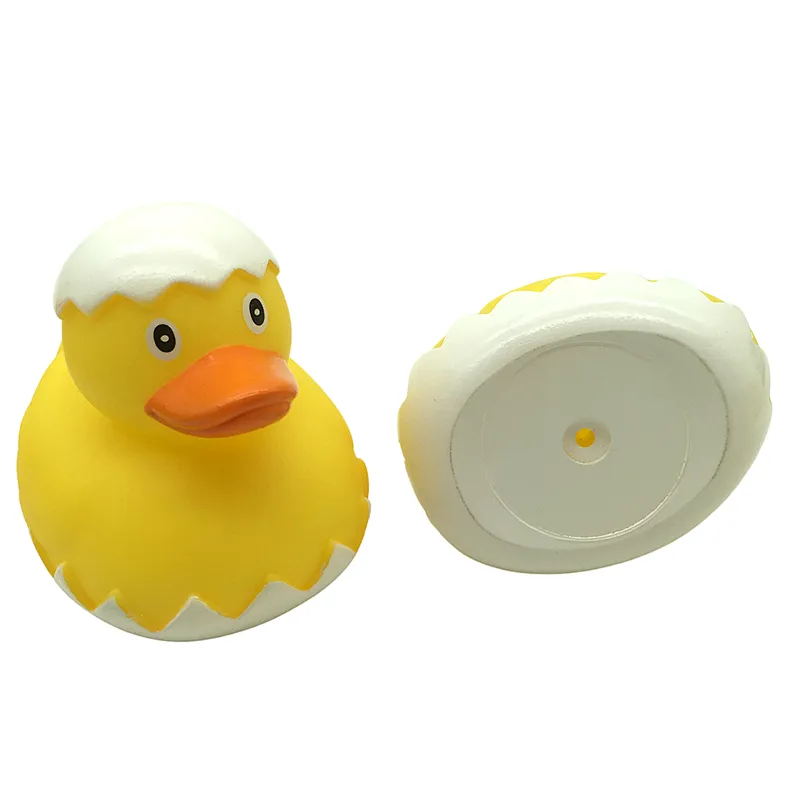 2021 Wholesale Easter Halloween Rubber Little Duck Set Baby Shower Bath Toy for Kids Infants toddler