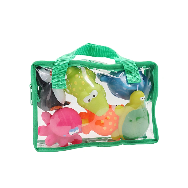 Hot selling Summer Shower Time Play Toy sea Animal shape tortoise bath toy set for kids