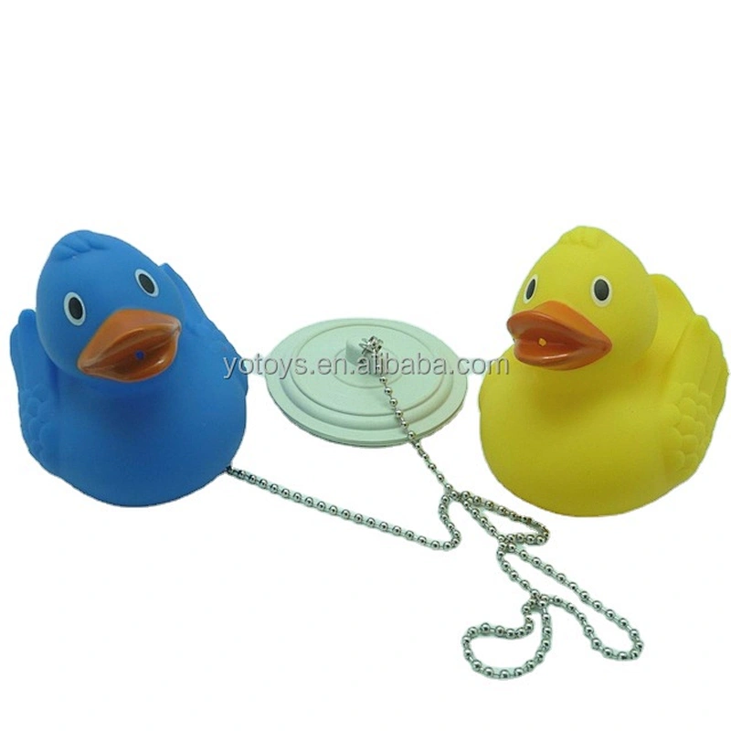 High Quality Animal Shape with Cheap Price Plastic Rubber Duck Toy Bathtub Plug for Bathroom Kids Toy