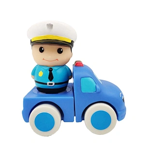 China Wholesale Manufacturer DIY Police Car Toys Set Plastic Vehicle Educational Toys for Kids Boys