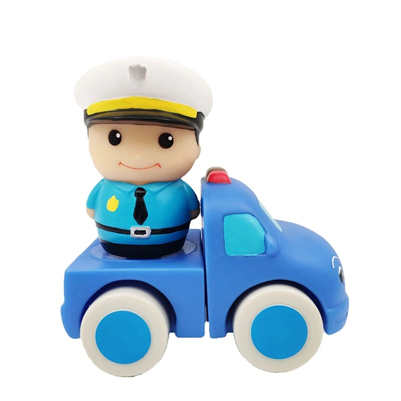 China Wholesale Manufacturer DIY Police Car Toys Set Plastic Vehicle Educational Toys for Kids Boys