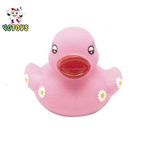 Amazon Hot Selling China Cheap Toys in Bulk Plastic Baby Soft Yellow Duck Bath Tub Toy for Kids