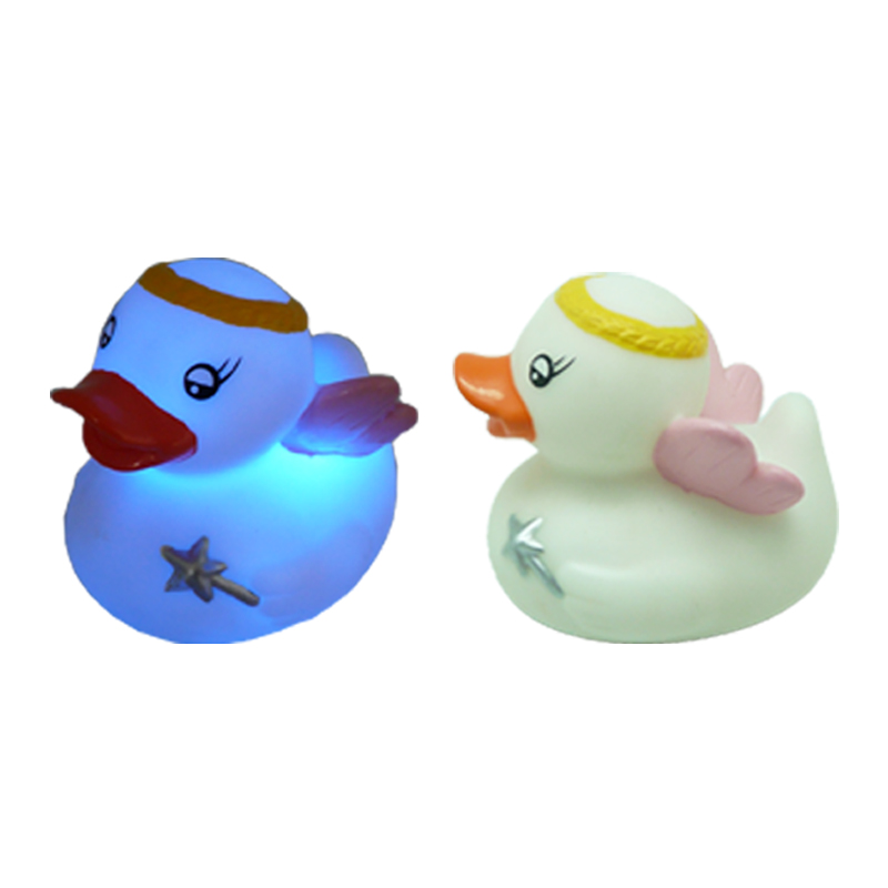 baby bath light up toy for Kid led light bathing duck Small growing toys