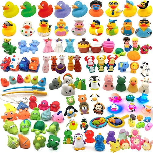 Promotional Custom Plastic Animal Bath Fun Toys  Rubber Animals Baby Bath Toys kids Toys