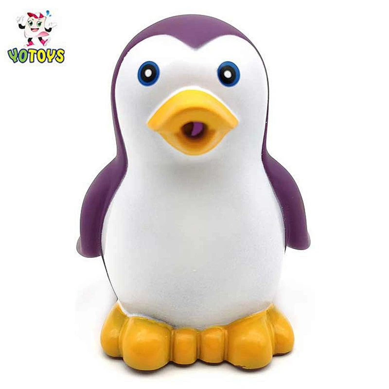 Wholesale cute Plastic rubber Animals sea horse penguin bath toy set baby water shower toys for child
