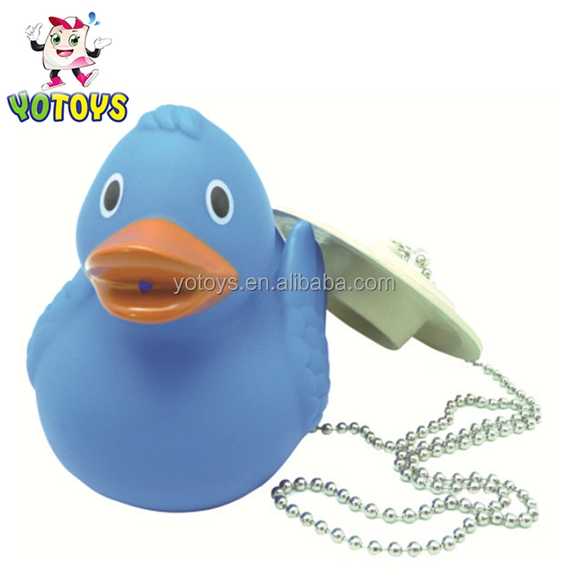 wholesale china plastic baby Bath tub stopper with floating duck bath toy Plug stopper for Children
