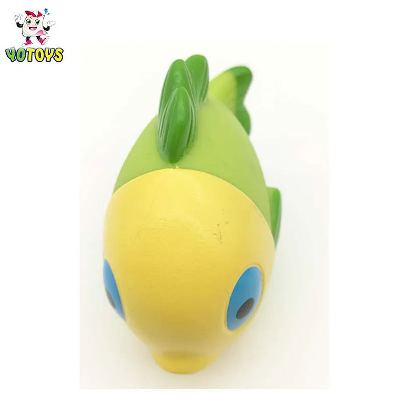 Manufacturer Water squirter small plastic rubber sea animal fish clownfish bath toy for baby bath time fun