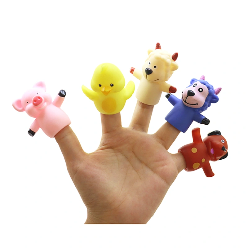 plastic rubber farm animal toys small animals plastic toys finger puppet farm toys