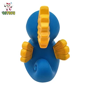 2021 Small Sea Horse Toy Pvc Sea Animals Figure Soft Plastic Floating Baby Bathing Toys for Children
