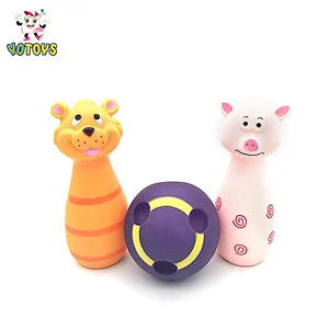 2021 Manufacturer Indoor Sport Soft Animal Bowling Ball Games Toy Set Educational Toys for Child Gifts