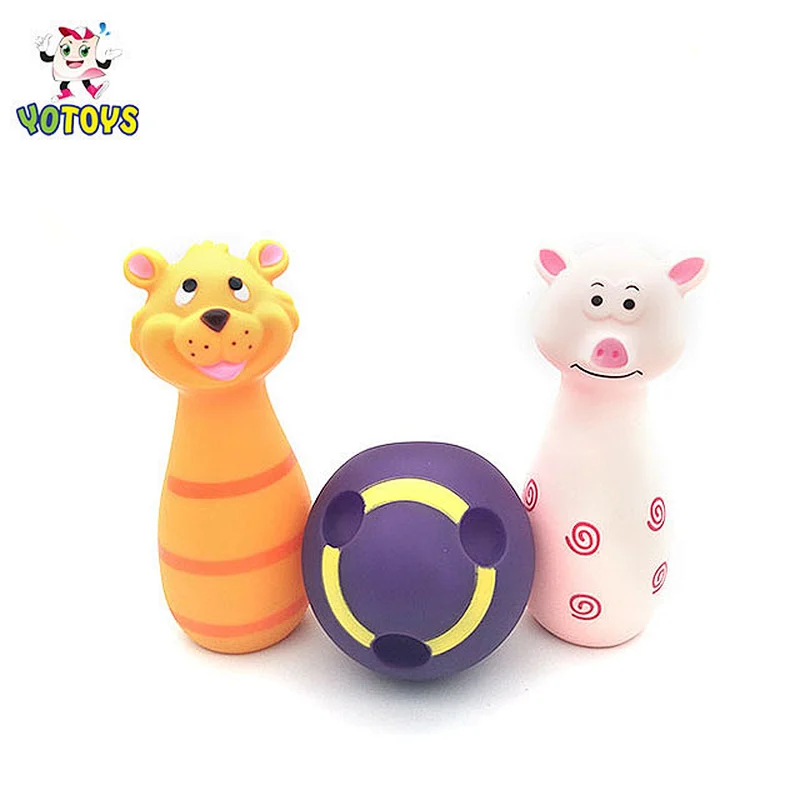 2021 Manufacturer Indoor Sport Soft Animal Bowling Ball Games Toy Set Educational Toys for Child Gifts