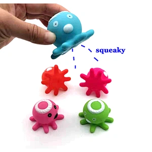 octopus toys unique bath toys sea animals plastic toys made by ISO9001:2015 audit manufacturer