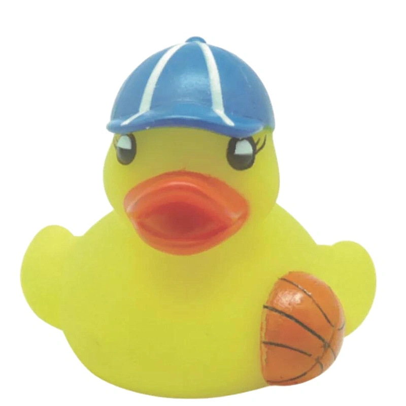 Little Princess Rubber Duck pink ducky with Crown squeak squirt light up baby Bath Toys for baby girl