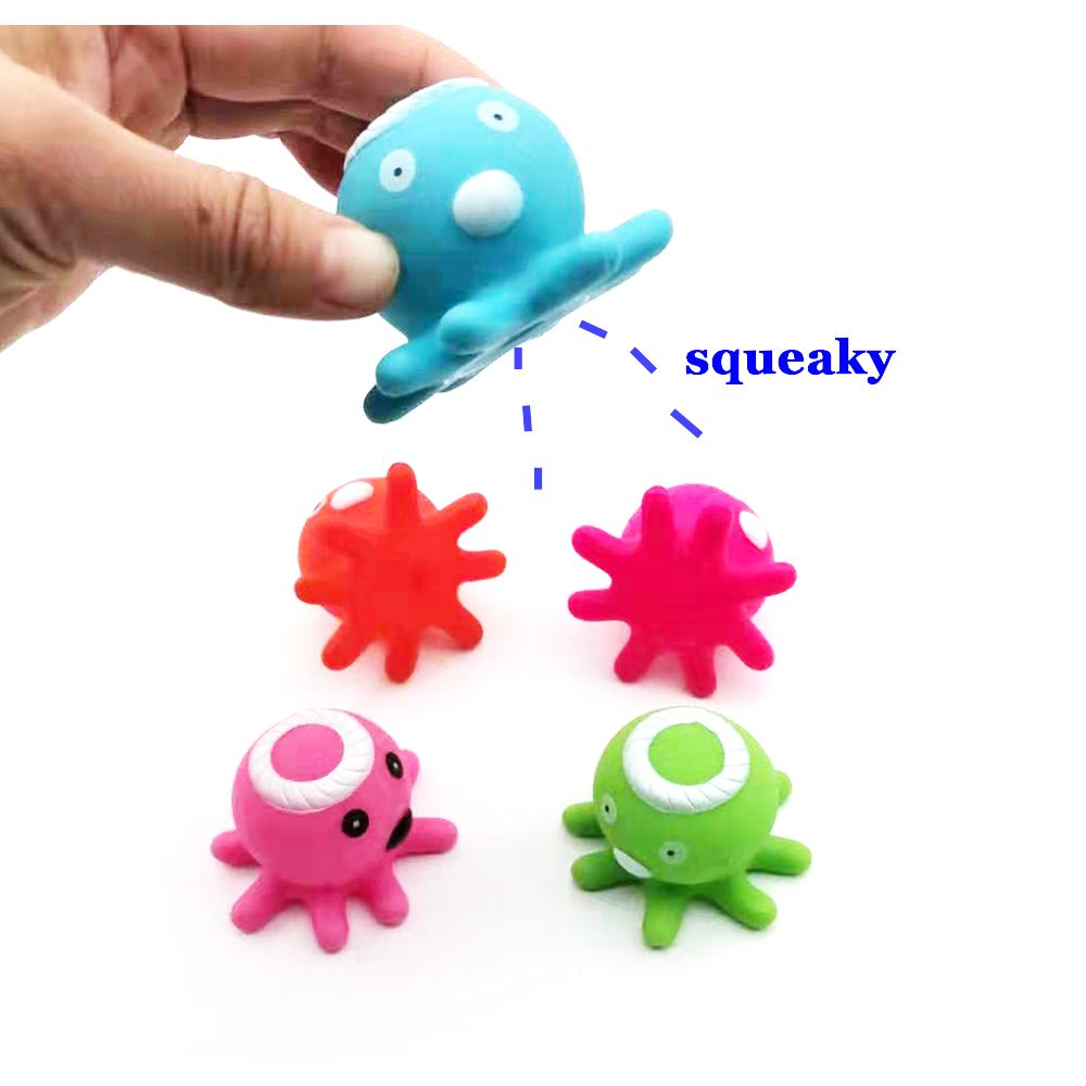 Promotion Gifts bath toys for kids plastic octopus toys Water Spray Toys in bathtub