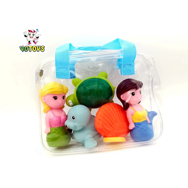 Pvc Vinyl Plastic sea animal mermaid toys for girl