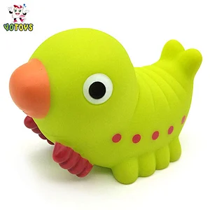 wholesale china toys manufacturer in bulk Vinyl animal small Mini Baby Water toys bath toys for girls