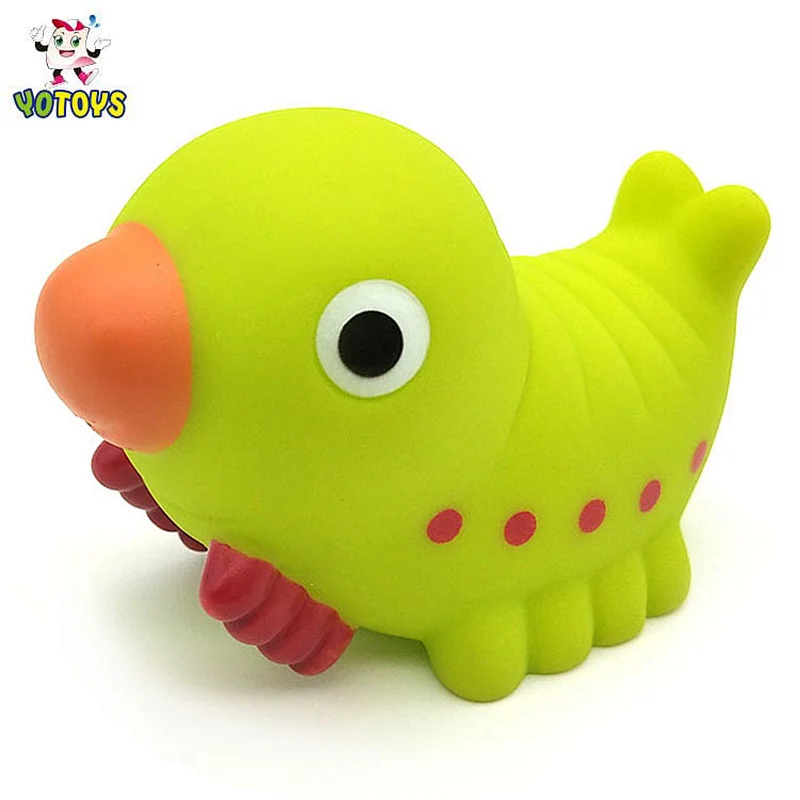wholesale china toys manufacturer in bulk Vinyl animal small Mini Baby Water toys bath toys for girls