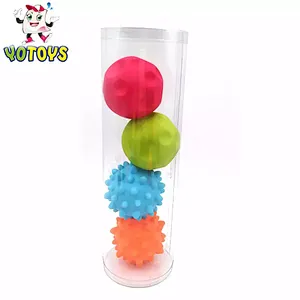 New Design Funny Soft Rubber Vinyl Ball Kids Bath Toys Baby Play Ball Massage Ball Educational Toys for Kids Children Babies