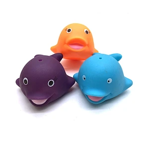 China Wholesale Vinyl Rubber sea animal Whale Shark fish dolphin baby bath squirt water swimming Toy
