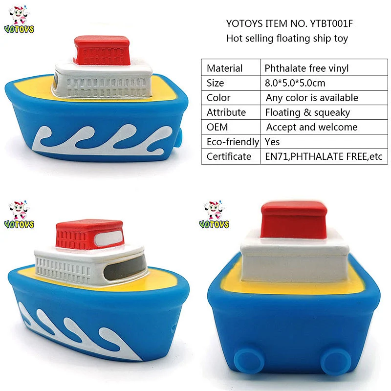 Custom Toys Supplier Floating Boat Ship Water Swimming Bath Toys for Babies Other Toy Vehicle