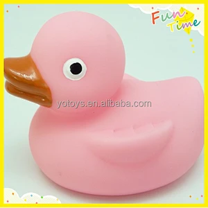 Custom Sale China Squeaky Bath Toy Rubber Duck Water Beach Small Toys Set for Toddler Children