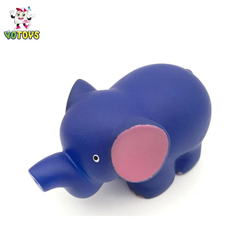 Plastic Toy Rubber Plastic Forest Wild Animal Hippo Tiger Lion Elephant Rhinoceros Squirt Bath Toys for Baby
