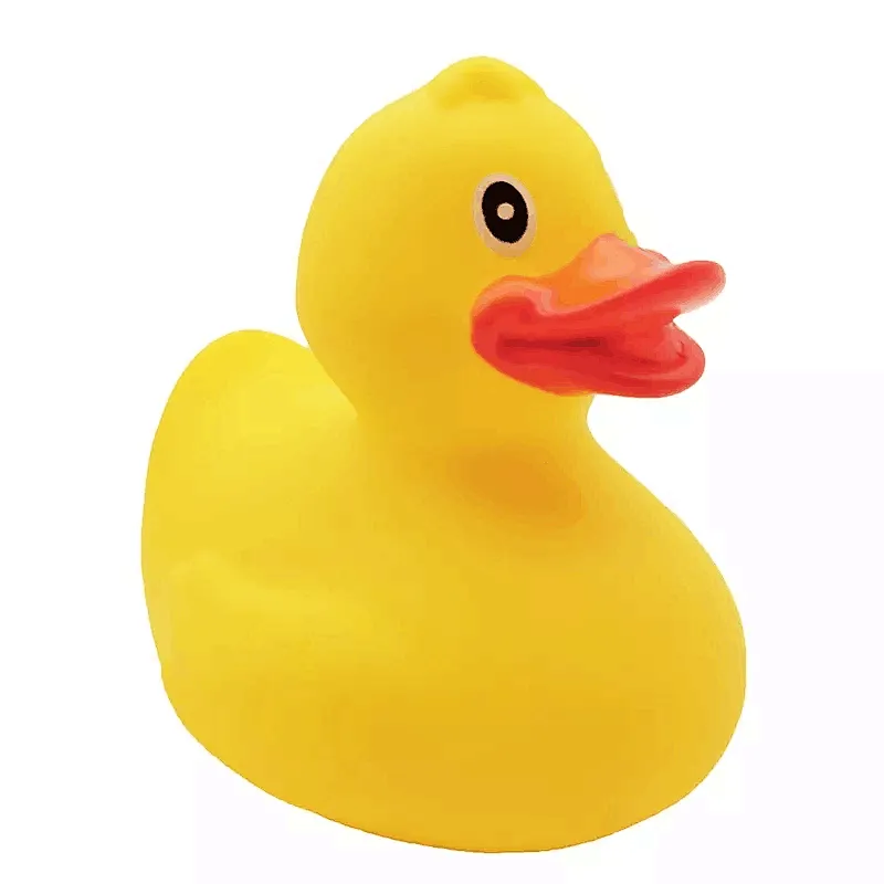 China vinyl  Funny soft plastic toy PVC blue Rubber duck toy water floating bath play toy Duck for kids
