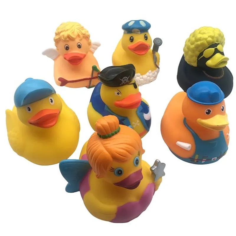 plastic babies toys floating rubber mini baby bath toys duck
