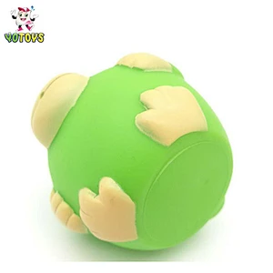 rubber cute animal lion penguin cow squirting spray water round shape bath tub toys for baby kids