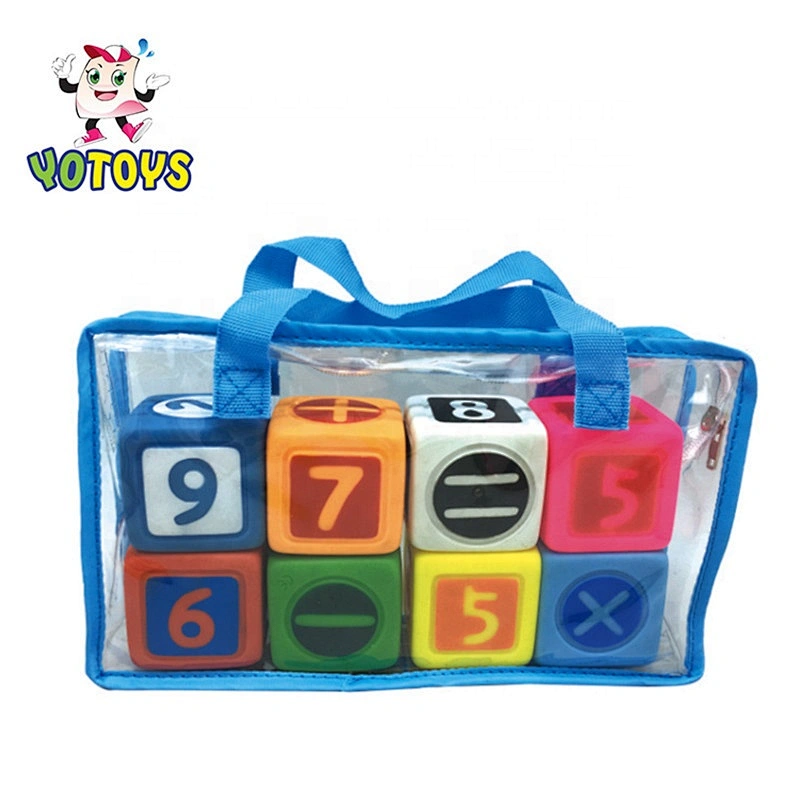 New Innovation PVC Vinyl thinking magic math educational learning toys rubber building blocks for kids