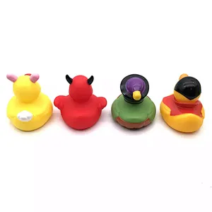 Halloween Rubber Little Small Rabbit Duck bulk Ducky Baby Shower Water Bathtub bathroom Toy for toddler