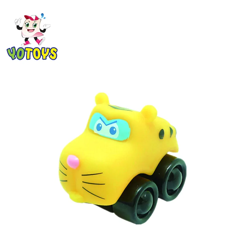 Blue Lovely Movable Race Push Car Mini Little Baby Car Toys Set Educational Toy for Boys Gift