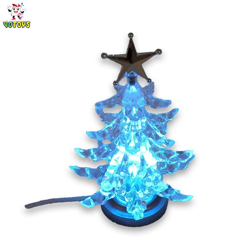 Navidad Figure Led Light Up Flashing Toy Christmas Tree Decoration Ornament Item for Kids Children