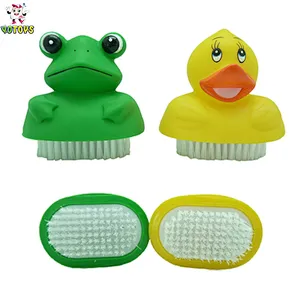 Hot Sell Wholesale Manufacturer Baby Product Bath Items Baby Animal Duck Nail Brushes for Children