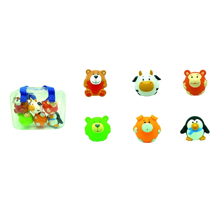 Novelty Lovely Spielzeug Cute Small Mini Plastic Zoo Sea Animal Set Toy Baby Bath Toys Set for Kids
