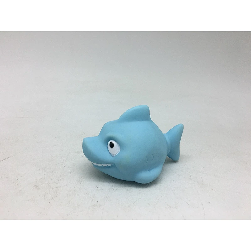 Funny laughing blue shark toy
