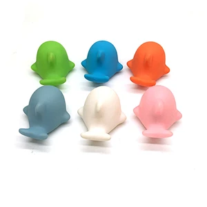 China Wholesale New Vinyl Rubber sea animal Whale dolphin Shark fish baby bath water swimming Toy
