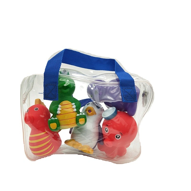 2021 Small Sea Horse Toy Pvc Sea Animals Figure Soft Plastic Floating Baby Bathing Toys for Children