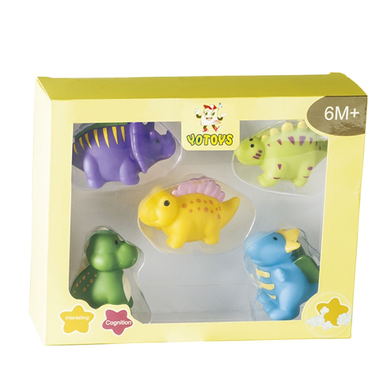 Juguetes Best Selling Mini Plastic Animal Dinosaur Squirt Water Baby Bath Toys for Children Toddler