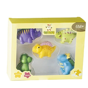 Juguetes Best Selling Mini Plastic Animal Dinosaur Squirt Water Baby Bath Toys for Children Toddler