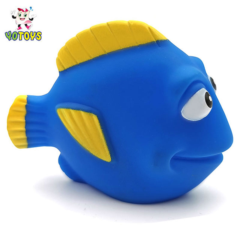Lovely Bath Nemo Fish Toy Rubber Fish Toy Squeeze Water Floating Fish Baby 0 to 24 Months Cpsia ASTM EN71 Ce